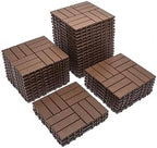68 Interlocking Deck Tiles, 11.42"x11.42" Patio Tiles - Image 3