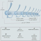 Dseap Coat Rack Wall Mount - Image 7