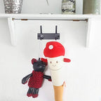 WEBI Coat Rack Wall Mounted, 2 Coat Hooks - Image 4