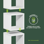 Furinno Cubicle Book Shelf, Stackable Bookshelf, Cube Storage Organizer Bookcase - Image 6