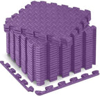 18 Pcs EVA Foam Floor Tiles, Puzzle Exercise Mat Set by Haulcove
