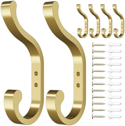 Coat Hooks Wall Mount, Heavy Duty Wall Hooks by BUSSDIS