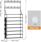 OYREL Shoe Rack 7 Tier Sturdy Shoe Racks Organizer - Image 3