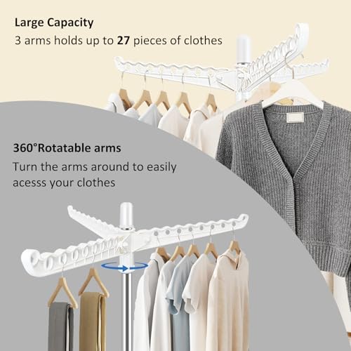 SUYU Clothes Drying Rack, Foldable Drying Rack Clothing, Laundry Drying Rack - Image 3