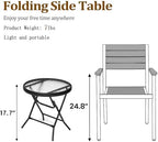 Outdoor Side Table, Small Patio End Table - Image 3