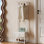 LUMTOK Hall Tree with Shoes Bench Storage, Small Coat Rack with Drawers by LUMTOK