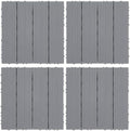 4pcs Imitation Wood Interlocking Deck Tiles by Didiseaon