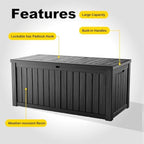 200 Gallon Large Outdoor Storage Box - Image 5