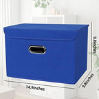 STOREONE Fabric Storage Cube Bins Foldable Organizer Container Collapsible - Image 2
