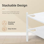 STORAGE MANIAC Sweater Drying Rack, Mesh Clothes Drying Rack, Stackable Laundry - Image 5