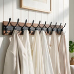 SKOLOO Rustic Wall Mounted Coat Rack - Image 3
