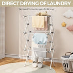 APEXCHASER Extra Large Clothes Drying Rack, 14.57" D × 44.88" H - Image 5