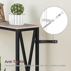 MAHANCRIS 31.5" Sofa Table, Industrial Console Table, 3-Tier Entryway Table - Image 7