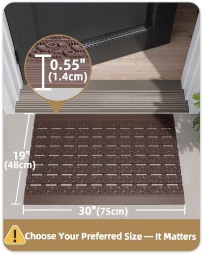 Color&Geometry Super Heavyweight TPE Welcome Mat Outdoor - Image 2