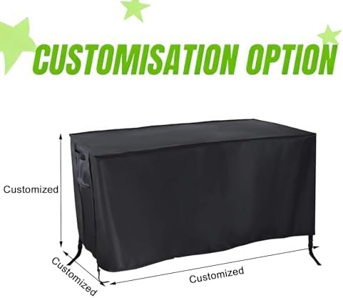 Waterproof Fire Pit Cover Rectangular Customized Size - Image 2