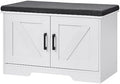 HOMSHO Farmhouse Shoe Storage Bench by HOMSHO