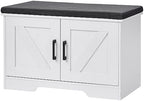 HOMSHO Farmhouse Shoe Storage Bench by HOMSHO