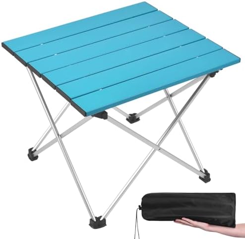Grope Portable Camping Table, Aluminum Folding Beach Table by Grope