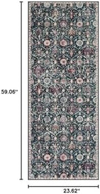 Lahome Moroccan Kitchen Runner, 2x5 Rug Runners - Image 2
