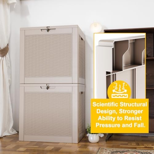 37 Gallon Outdoor Deck Box, Lockable Waterproof Outdoor Storage Boxes - Image 7