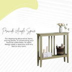 Kings Brand Narrow Console Table w/Storage Shelf - Image 7