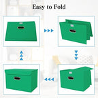 STOREONE Fabric Storage Cube Bins Foldable Organizer Container Collapsible - Image 6