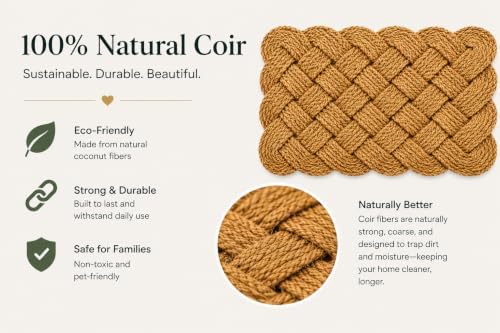 Gardenised Coco Coir Doormat - Image 4