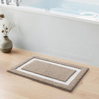 Color&Geometry Mini Bathroom Rugs 16x24, Extra Soft Absorbent Microfiber Bath - Image 4