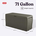 Keter Marvel 71 Gal Outdoor Storage Box - Image 2