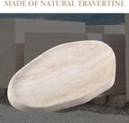 Koville Luxurious Natural Marble Vanity Tray, Cloud Shape Serving Stone Key Tray - Image 4