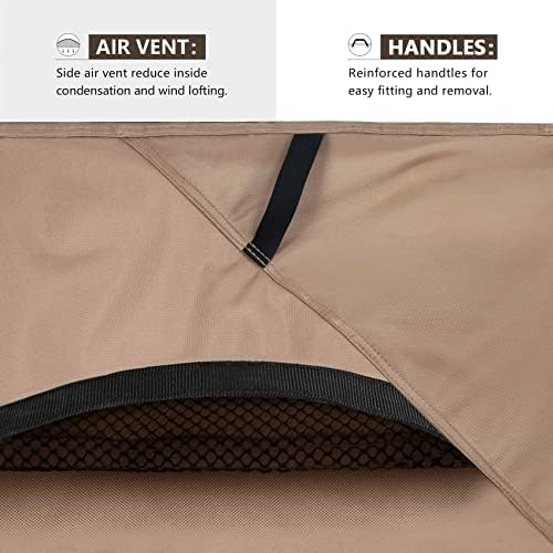 ULTCOVER Waterproof Round Patio Table Cover 76 inch - Image 4
