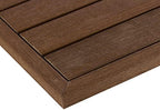 NewTechWood 1/12 ft. x 1 ft. Quick Deck Composite Deck Tile Outside Corner Trim by NewTechWood