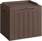 Devoko 30 Gallon Resin Deck Box Outdoor Indoor Waterproof Storage Box by DEVOKO