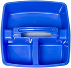 Storex Classroom Craft Caddy, 3 Compartment Plastic Organizer - Image 5
