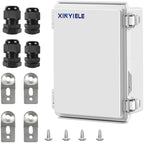 Waterproof Outdoor Project ABS Plastic Junction Box IP67 Weatherproof Dustproof by XINYIELE