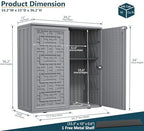 HOMSPARK Indoor/Outdoor Storage Cabinet - Image 3