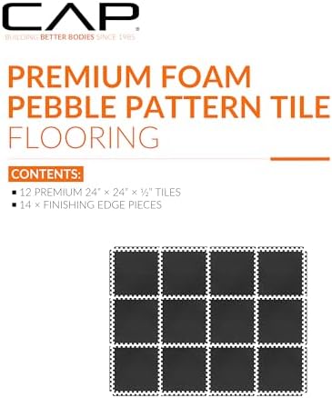 CAP Puzzle Exercise Mats | 1/2” Thick EVA Interlocking Foam Tiles - Image 2
