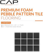 CAP Puzzle Exercise Mats | 1/2” Thick EVA Interlocking Foam Tiles - Image 2