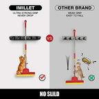 IMILLET Mop and Broom Holder, Wall Mount Organizer Storage Tool Rack - Image 4