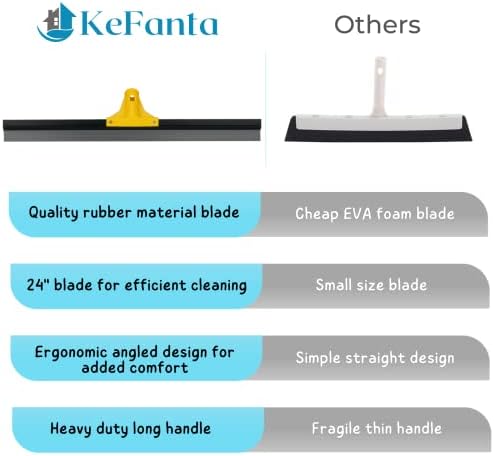Floor Squeegee for Concrete and Tile Cleaning - Image 4