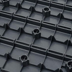Plastic Interlocking Deck Tiles 12"x12" Waterproof Outdoor Patio Flooring PP - Image 4
