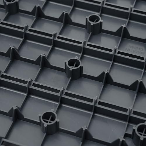 Plastic Interlocking Deck Tiles 12"x12" Waterproof Outdoor Patio Flooring PP - Image 4