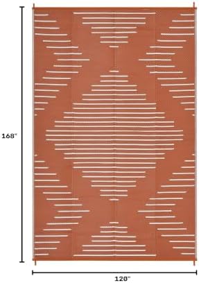 Garvee 10x14 Outdoor Waterproof Rugs - Image 2