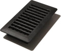 Decor Grates PL408-BLK Plastic Floor Register, 4x8 Inches by DecorGrates