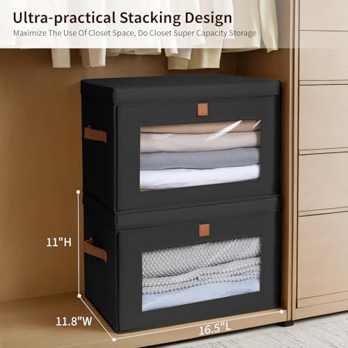 Homsorout Large Closet Storage Bins - Image 4
