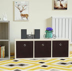 Foldable Storage Cubes Bins, 11 Inch Cloth Storage Cube Fabric Storage Box - Image 5