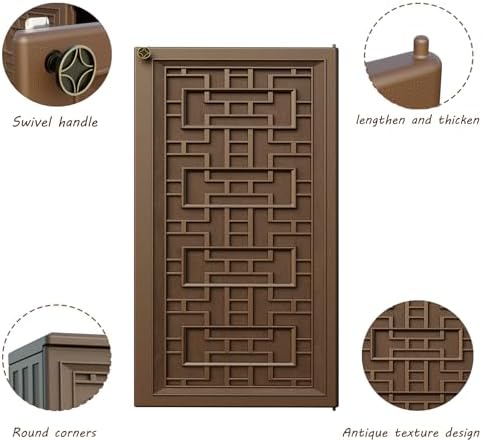 Mrosaa Indoor Outdoor Storage Cabinet Waterproof - Image 5