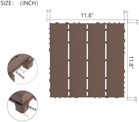 Plastic Interlocking Deck Tiles - Image 5