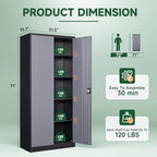 Letaya Metal Garage Storage Cabinets - Image 3