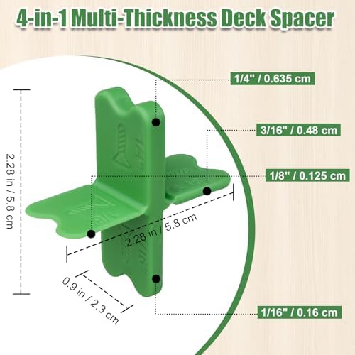 4 Pcs ABS Deck Spacer Tool - Image 2